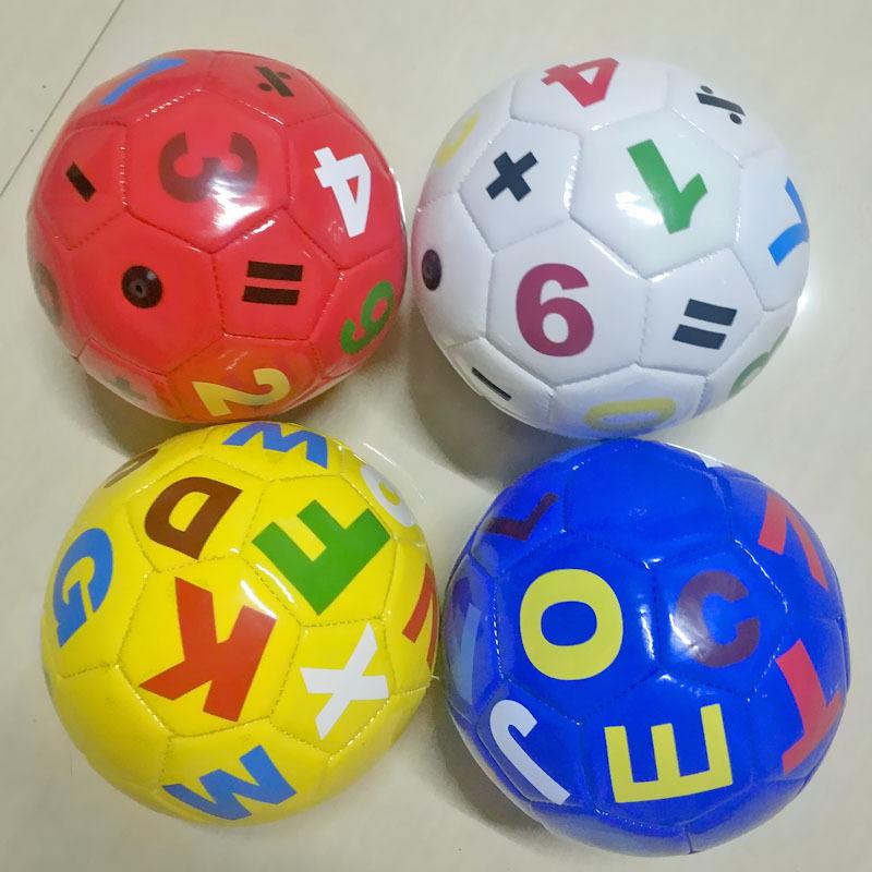 factory customized football no. 2 football no. 3 kindergarten children's toy letter elementary school students training high school entrance examination machine seam Item Picture