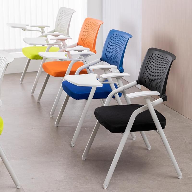 training chair foldable conference room meeting chair writing board office staff training class desk and chair 1