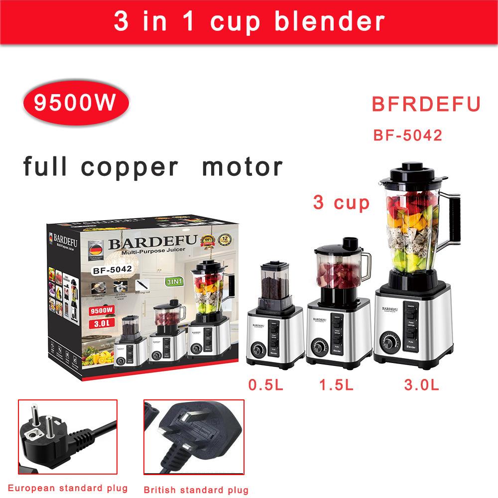 3l 3in1 blender cytoderm breaking machine juicer grinder blender juicer cooking machine pure copper motor