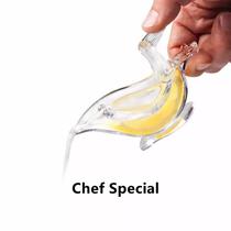 portable plastic manual lemon squeezer juicer transparent lemon press juicer manual small fruit juicer