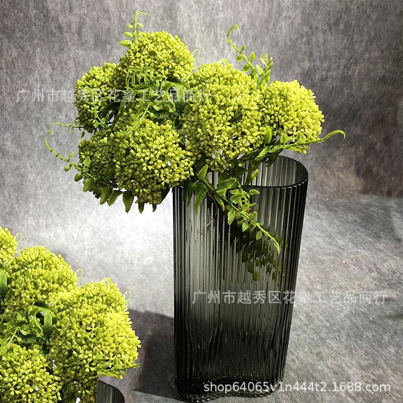 Oat Fruit Handwriting Bunches Artificial/Fake Flower Wholesale Home Decor Floriculture Green Plant Wall Lover Fruit Milan Fruit