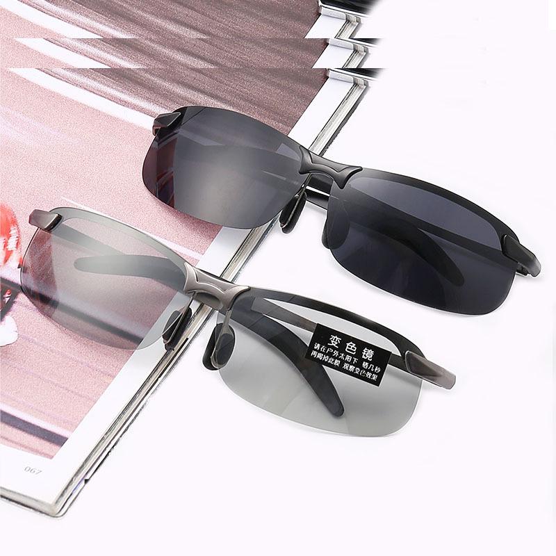 Wholesale Men's Day and Night Sports Glasses for Riding Night Vision Driver Driving Sunglasses 3043 Color-Changing Polarized Sunglasses
