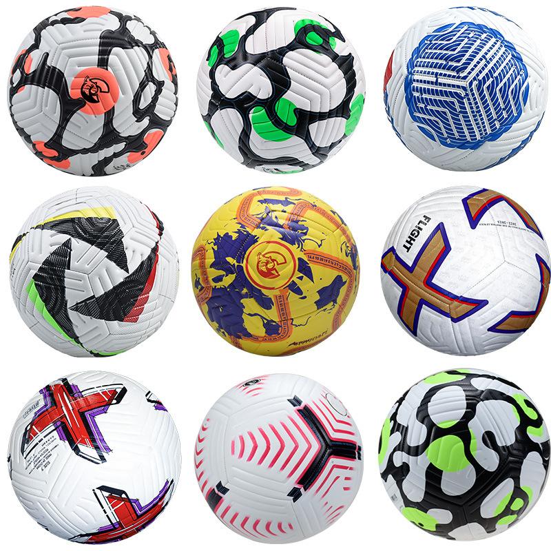 no. 4, no. 5 football student adult training competition pu machine sewing football european cup premier league competition standard football details Picture