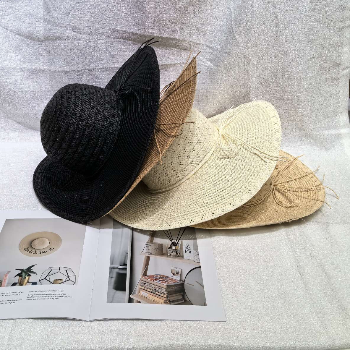 大檐沙滩帽