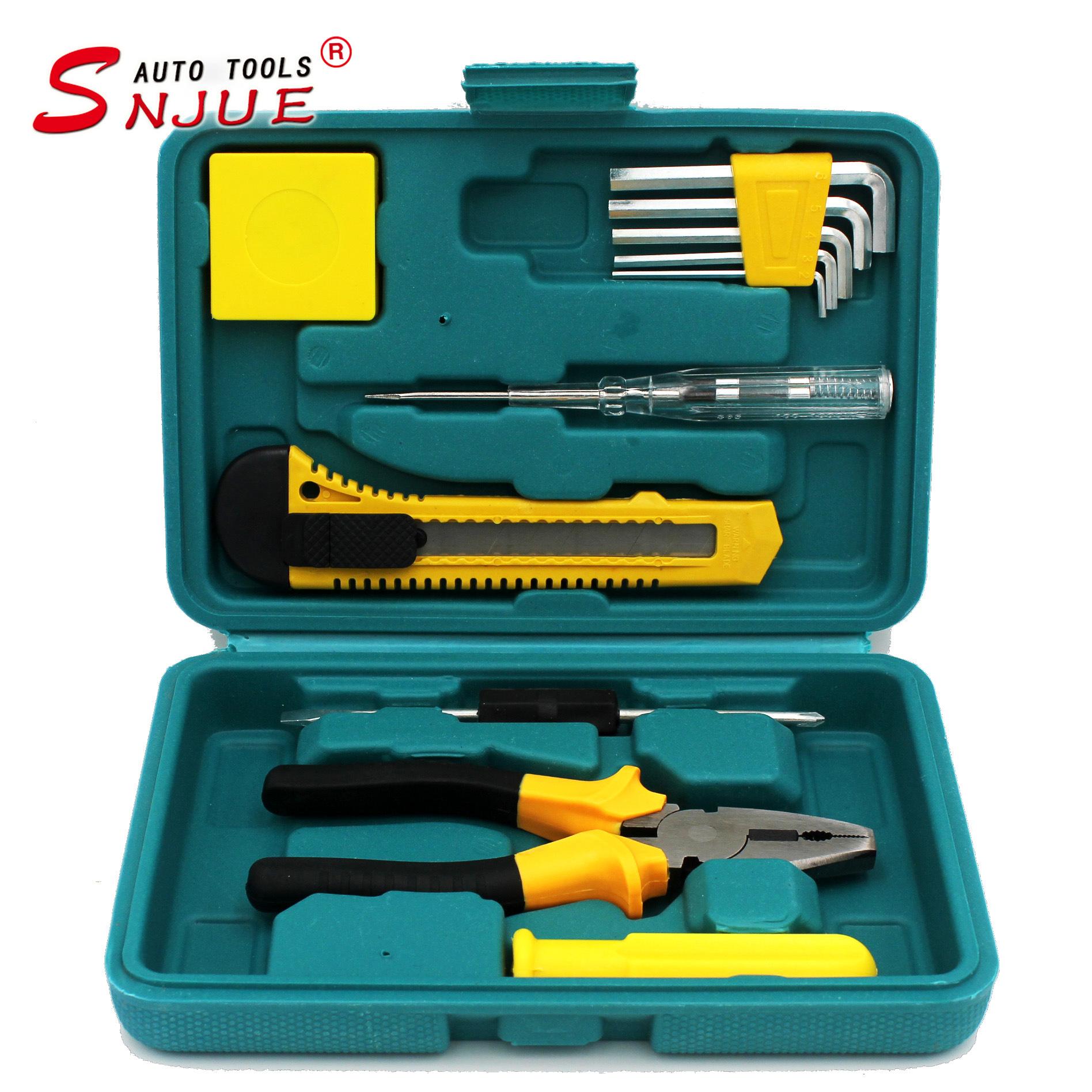 small 12-piece combination toolbox advertising gift portable tool bags loading household hardware tools 8012e