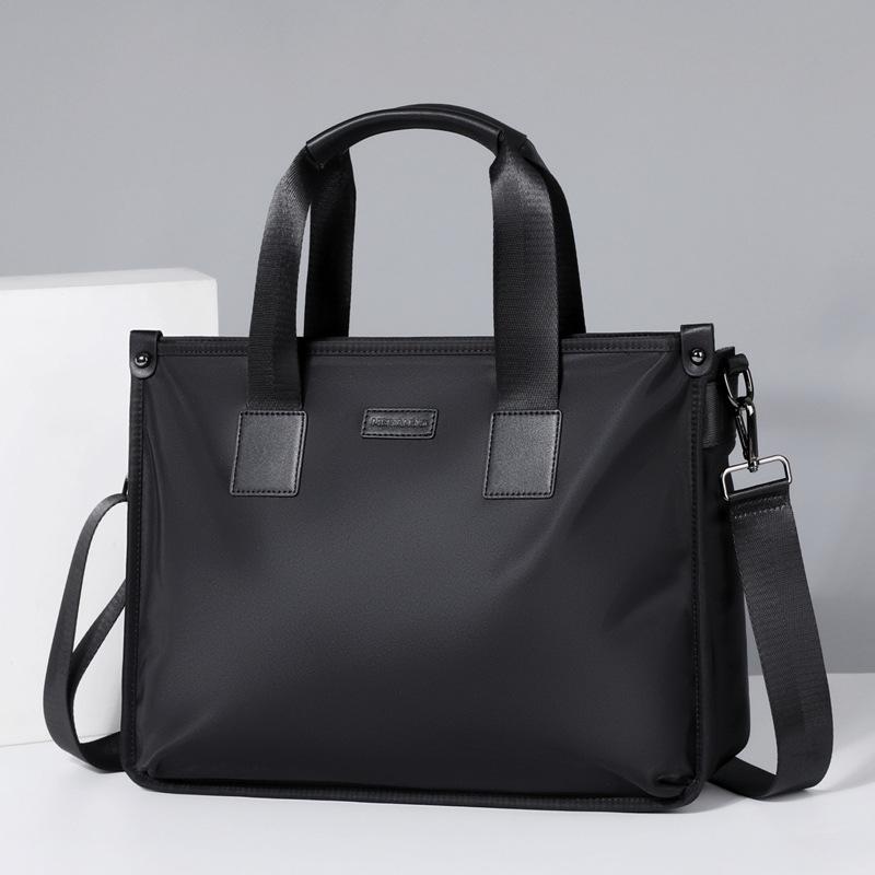 One Piece Dropshipping Men's Large Capacity Oxford Cloth Briefcase Fashion Crossbody Handbag Waterproof Stall Briefcase