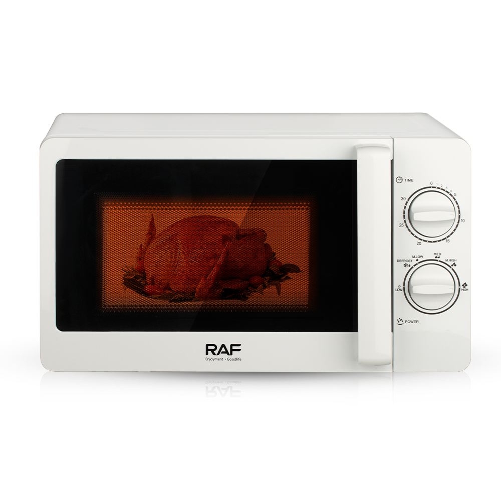 RAF European standard microwave oven, home and office quick light wave turntable microwave oven, visual heating microwave oven Item Picture
