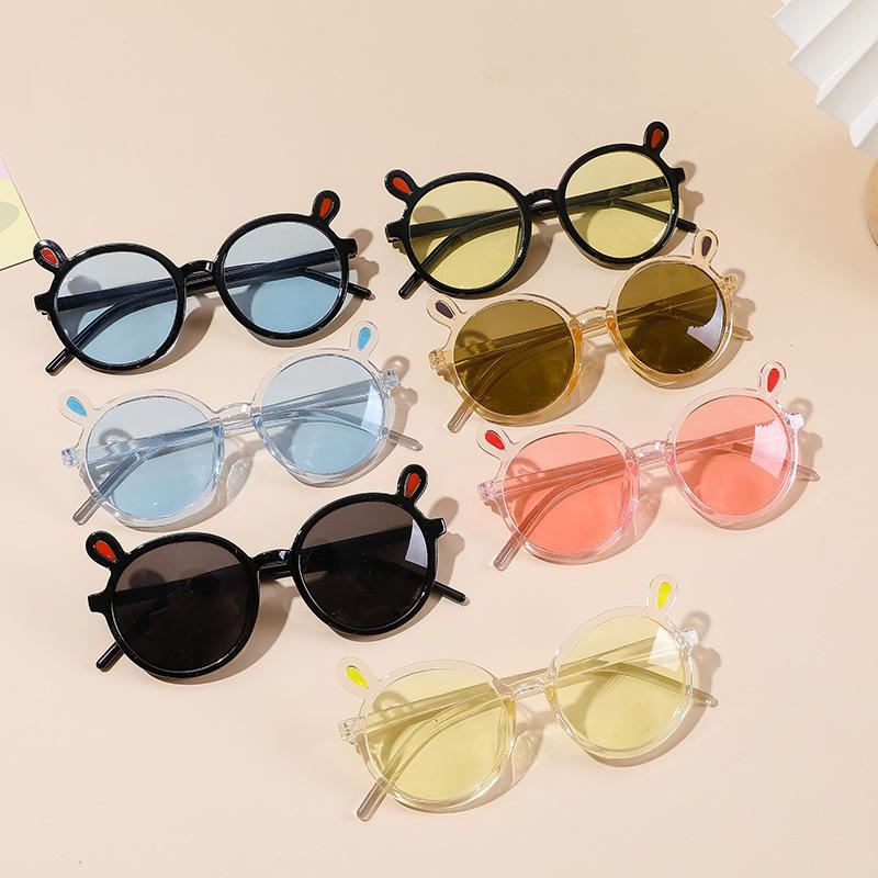 kid's eyewear sunglasses wholesale baby sunglasses children's rabbit ears decorative glasses children's day