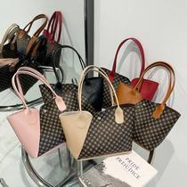 pattern cloth handbag 2022ladies handbag foreign trade small bag wholesale fashionable stylish all-match vegetable basket