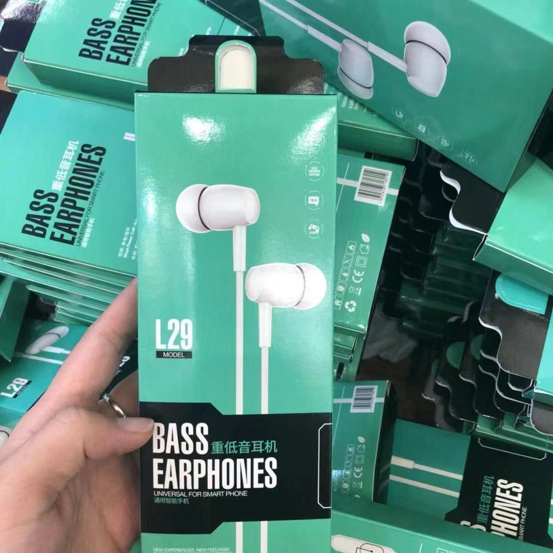 Suitable for Apple Android Universal Smartphone Earphone in-Ear Wired Earphone L29 Gift Cheap Headset