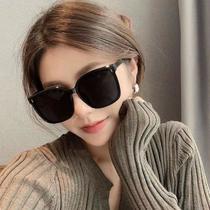 new large frame women's fashion sunglasses vertical sunglasses douyin online influencer same uv protection sunshade men's sunglasses