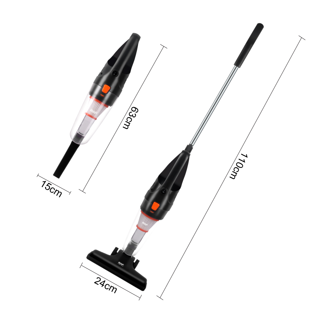 RAF European standard cross-border wired vacuum cleaner, household handheld high-power vacuum cleaner, portable car all-in-one, high suction power R.8708 Item Picture