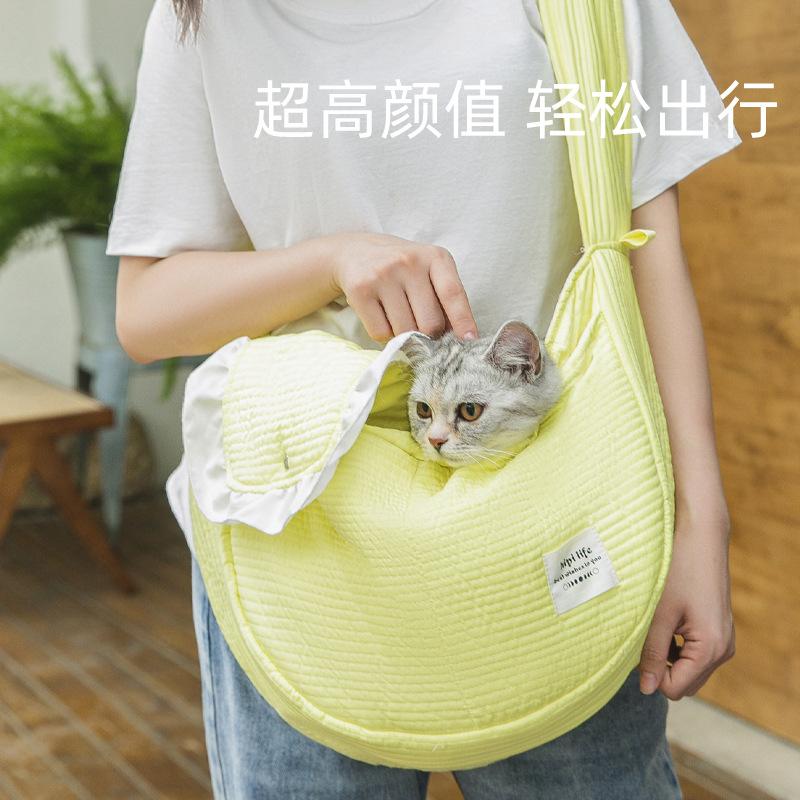 Cat Bag Outing Carry Bag Cat Bag Crossbody Diaper Bag Dog Bag Cat School Bag Dog Backpack Cat Pet Supplies