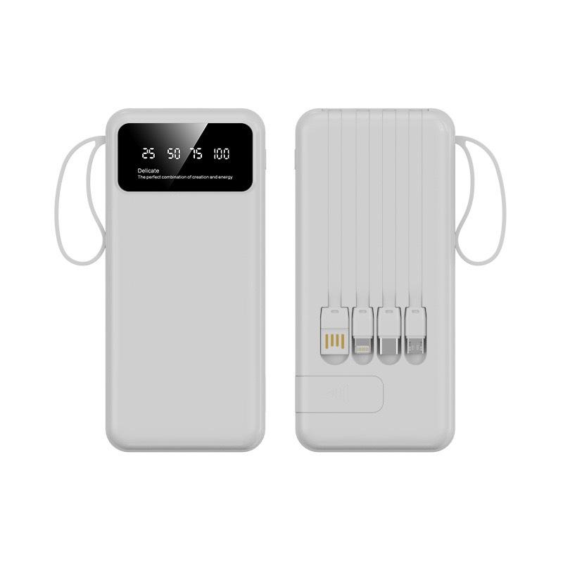 wholesale 20000 ma with cable power bank large capacity mobile power company gift customized logo Item Picture