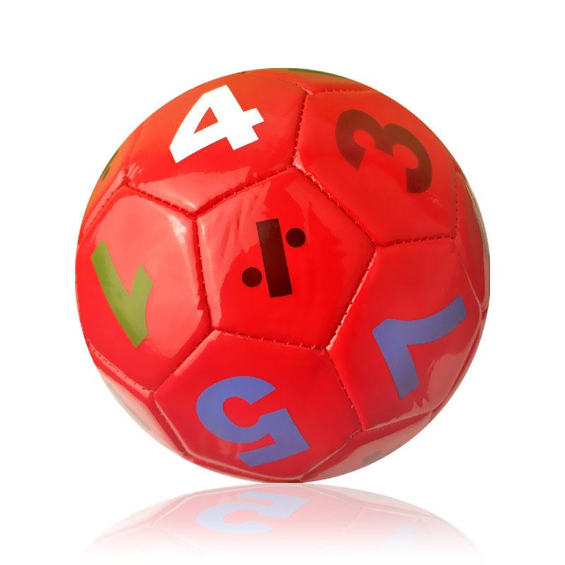 factory customized football no. 2 football no. 3 kindergarten children's toy letter elementary school students training high school entrance examination machine seam details Picture