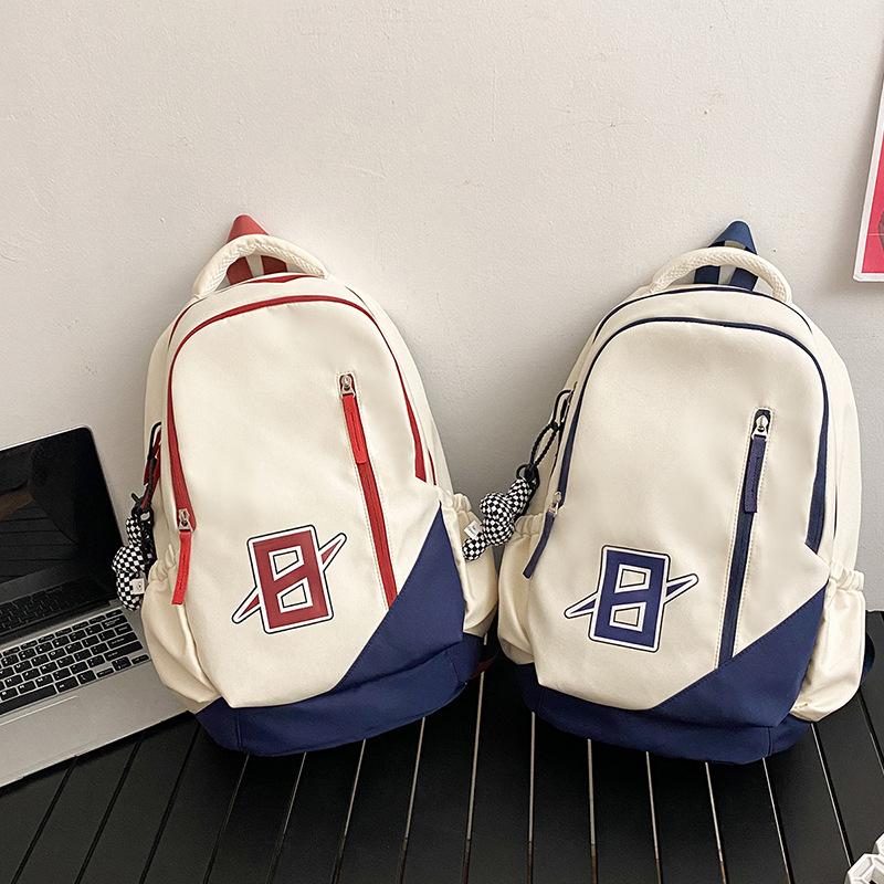 schoolbag new korean style women's backpack high quality for middle school students school bag large capacity versatile partysu backpack men