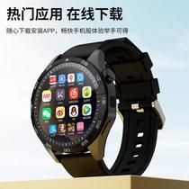 huaqiang north gt4 plug-in cards edition vp800 smart watch metal honeycomb version and shuncheng android oled round screen