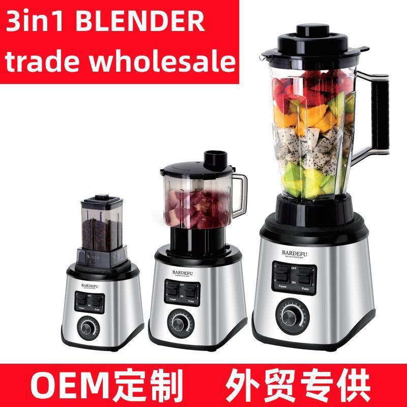 multifunctional 3 in1 high speed blender large capacity household mixer juicer meat grinder grinder ice crusher