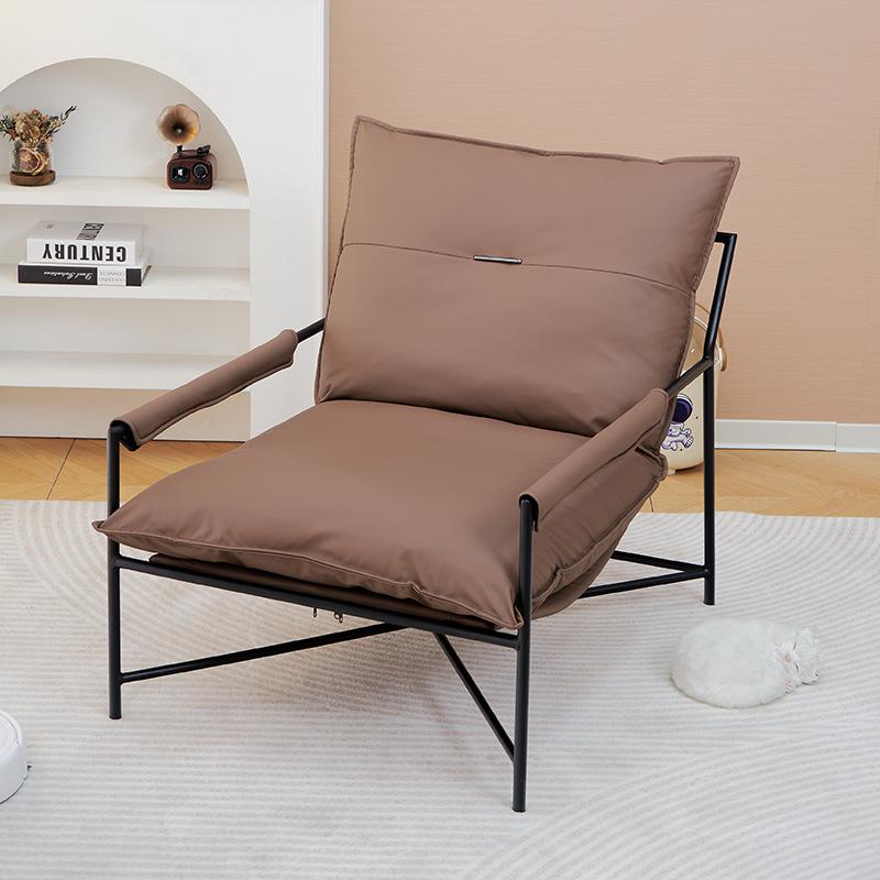 lazy recliner light luxury home balcony leisure chair living room couch single designer italian very simple chair