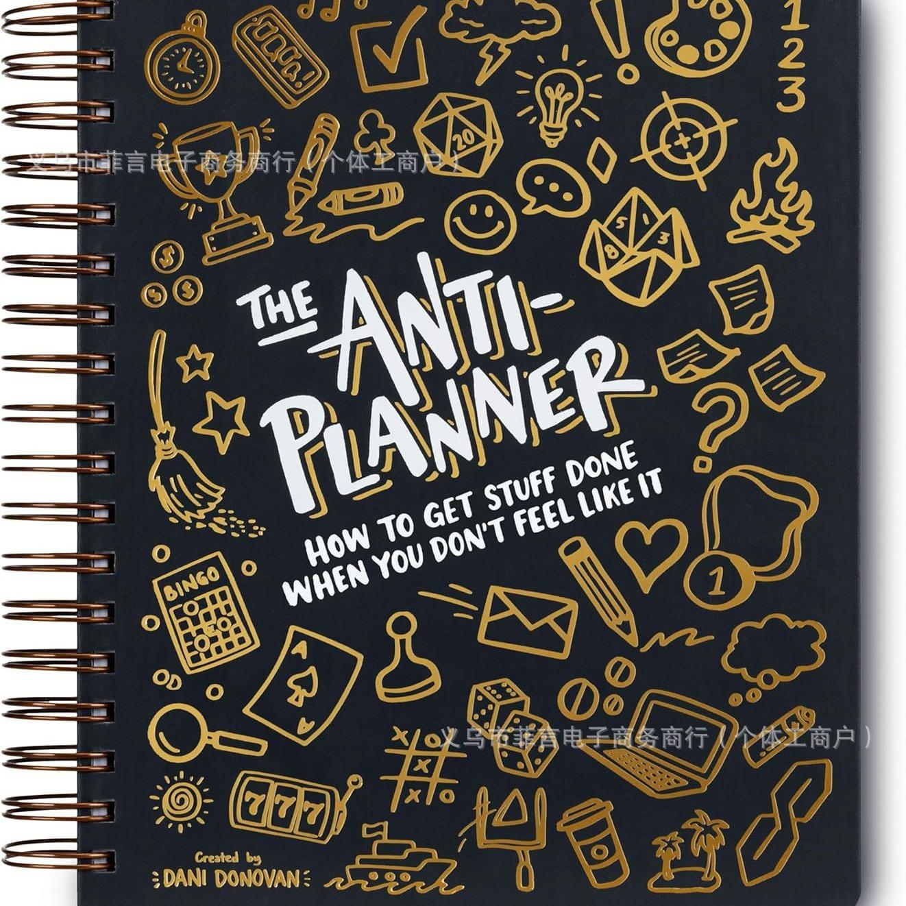 cross-border new anti-planner notebook the anti-planner urges his lazy notebook
