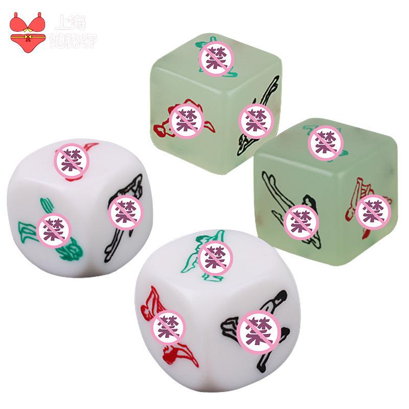 Sex Toys Luminous Fun Dice Dice Multi-Sided action Dice Wedding Couple Sex Toys Adult Products