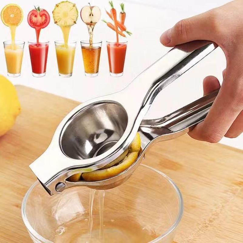 stainless steel manual juicer lemon juice squeezing artifact household hand pressure orange clip mini small blender
