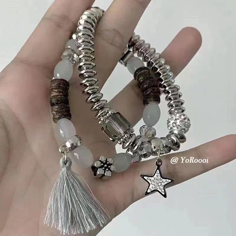 yoroooi korean fashion ins fashion bracelet bohemian style twin bracelet girlfriends' bracelet hot wholesale