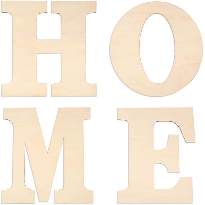 Unfinished Wooden Letters Unfinished Wooden Letters Home Home Wall Decor