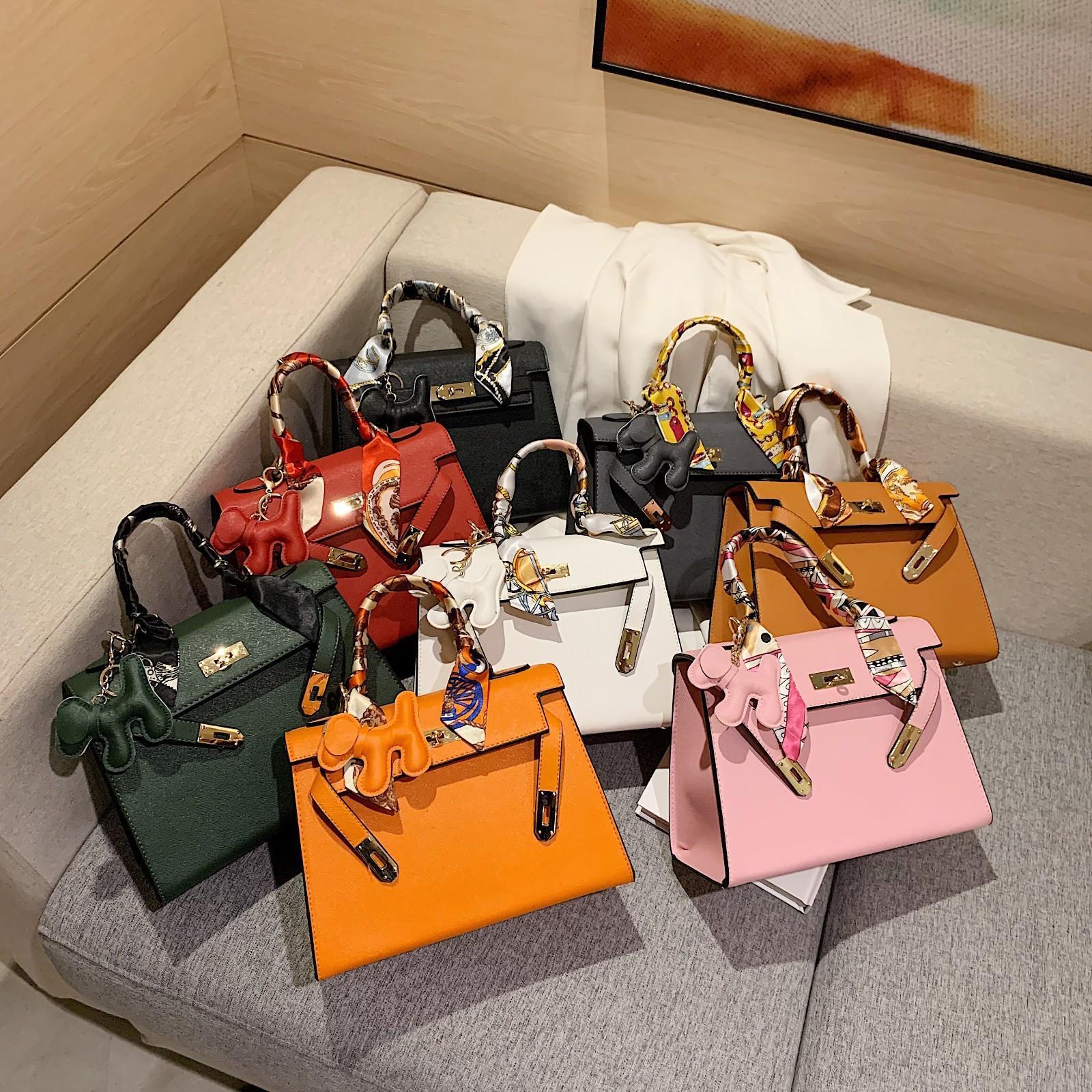 new kelly bag mini women's bag 2022 new internet celebrity large capacity handbag female temperament wild bridal bag