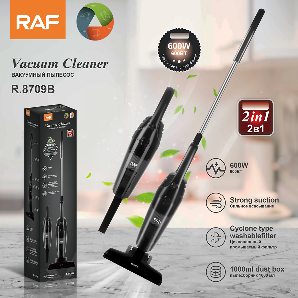 RAF European standard cross-border wired vacuum cleaner, household handheld high-power vacuum cleaner, portable car all-in-one, high suction power R.8709