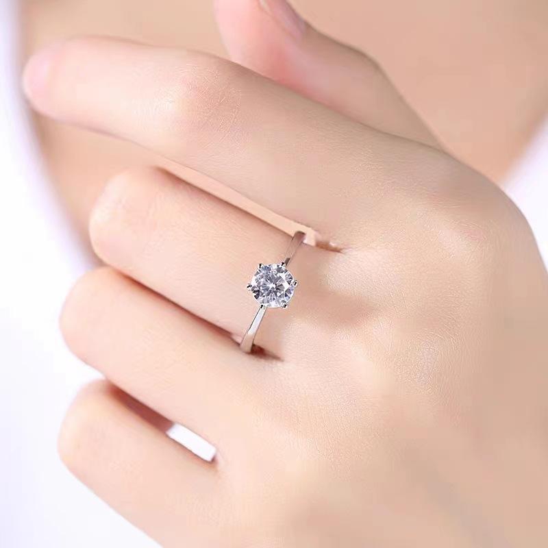 new glossy ring adjustable mouth ring xiaohongshu same style women's wedding ring couple ring