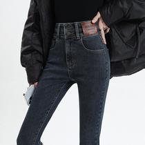 skinny skinny jeans for women autumn and winter 2024 new high waist slimming slim fit black boot pants ankle-length pencil pants