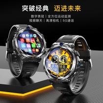 h10 adult smart watch round screen card smart watch nfc access control photo payment wechat smartwatch