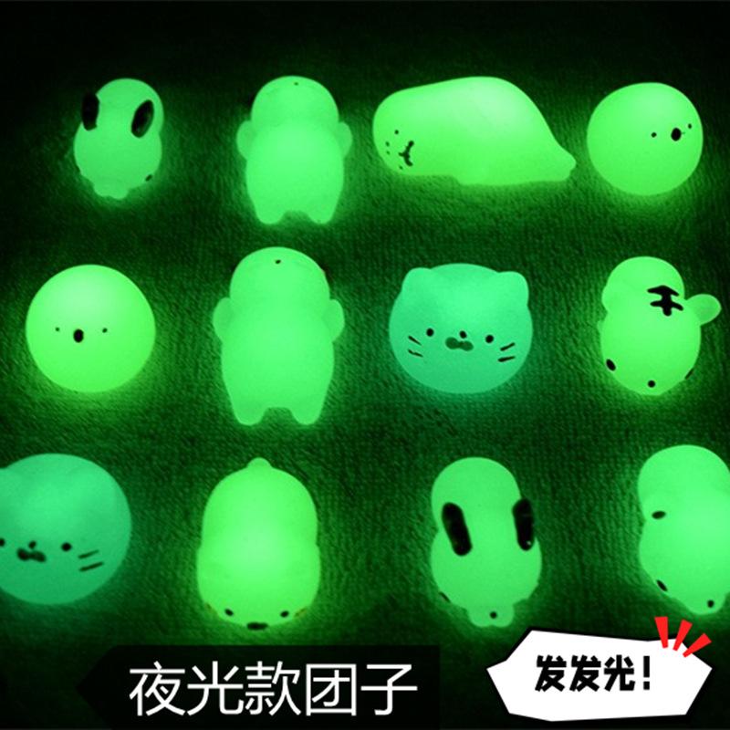 luminous animal ball tpr elastic soft decompression toy super cute novelty toys compressable musical toy wholesale cross-border