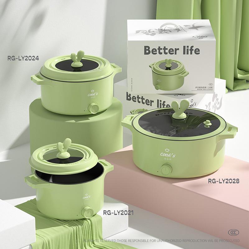 multi-functional electric cooker small dormitory pot one small electric pot electric steamer electric food warmer gift wholesale electric chafing dish