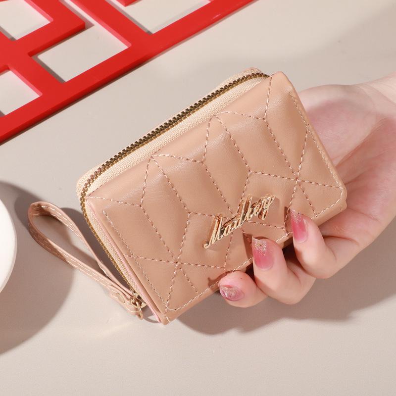 korean style new ladies' purse cross-border hot women's short tri-fold bag trendy fashion joker coin purse