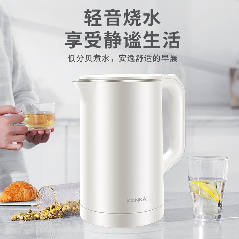 electric kettle household water boiling kettle electric kettle large capacity 304 stainless steel electric kettle in stock gift wholesale