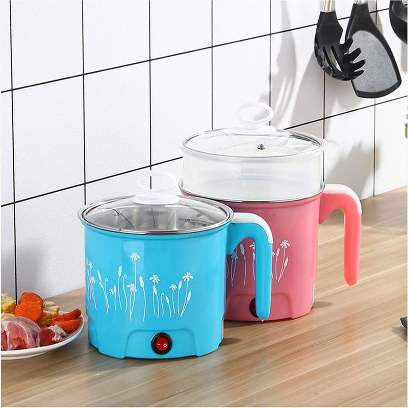 Small Electric Cooker Electric Cooker 1.8l Multi-Functional Mini Electric Hot Pot Electric Cooker Student Dormitory