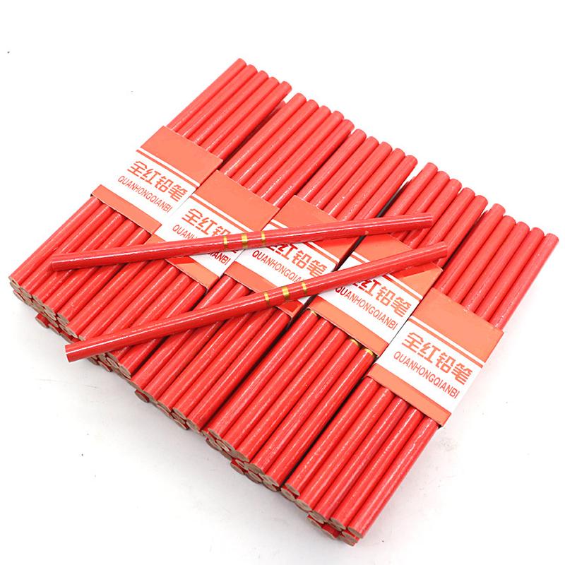 Shancheng Brand Woodworking round Red Core Student Pencil Carpenter Hatching Pen Red Engineering Painting Special Marking Pen