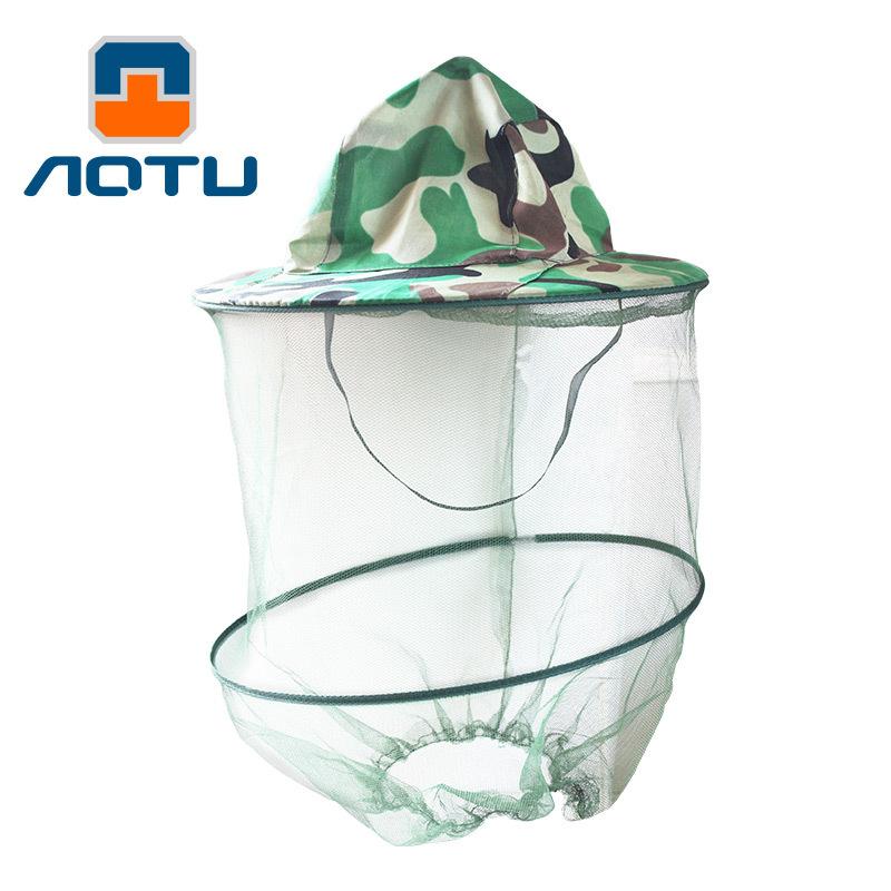 Concave-Convex Beekeeping Hat Outdoor Camoufge Shawl Hat Wild Anti Mosquito Jungle Hat Fishing Sun Protection At8727