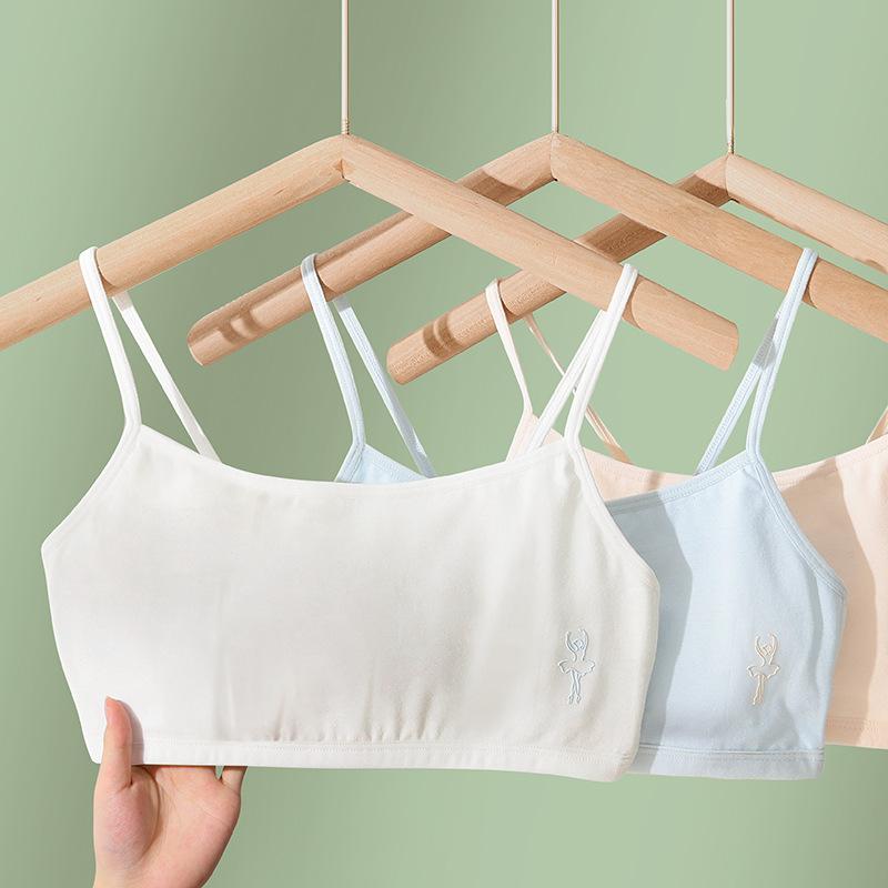 girls' underwear summer children's underwear developmental primary school students girlish 6-12 years old girl vest stage i