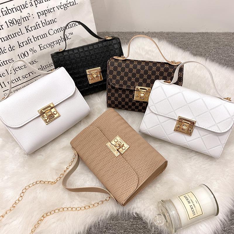 ladies hand bags foreign trade bag women's chain messenger bag 2022 simple fashion portable small square bag