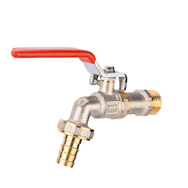 brass electroplating water faucet faucet wholesale outdoor water tap four points six points kitchen garden brass washing machine water faucet