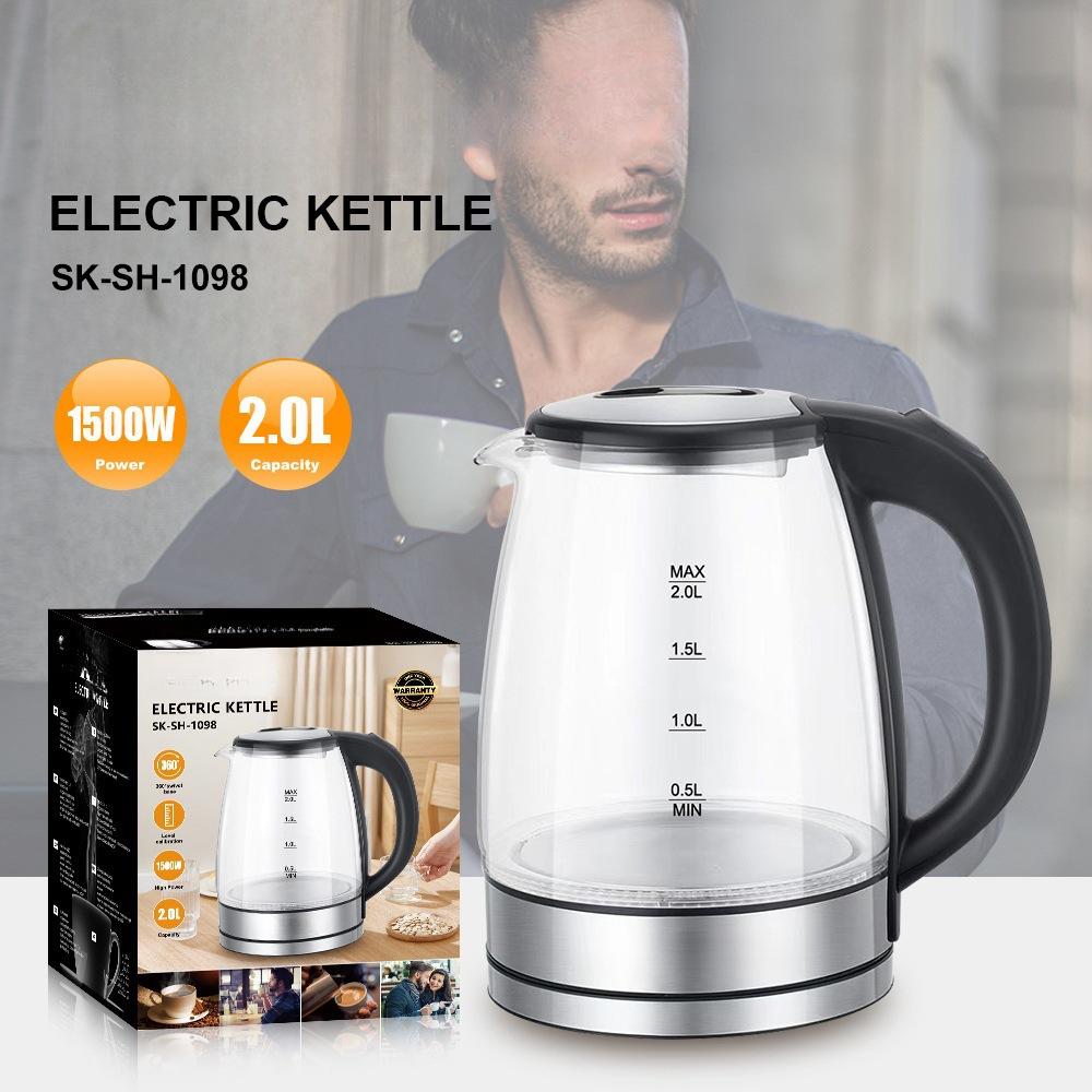 Sokany1098 Electric Kettle Home 2L Kettle Office Home Kettle Electric Kettle