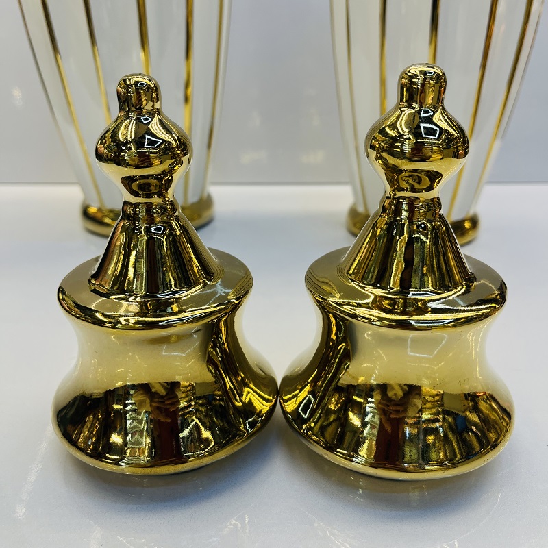 New Chinese-style flower arrangement ceramic vases, Nordic modern American style living room decoration items, flower vases, home decoration items, vases, glass vases, ceramic vases, soft decoration items, wholesale vases, vase decorations, vase ornaments pic 3