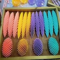 cross-border tik tok new toy hot-selling decompression peristaltic net elastic net novelty toy peristaltic insect telescopic net