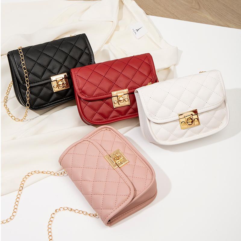 new embroidered bag 2021ladies bags trendy women's bags female cross-border small square bag fashion chain bag