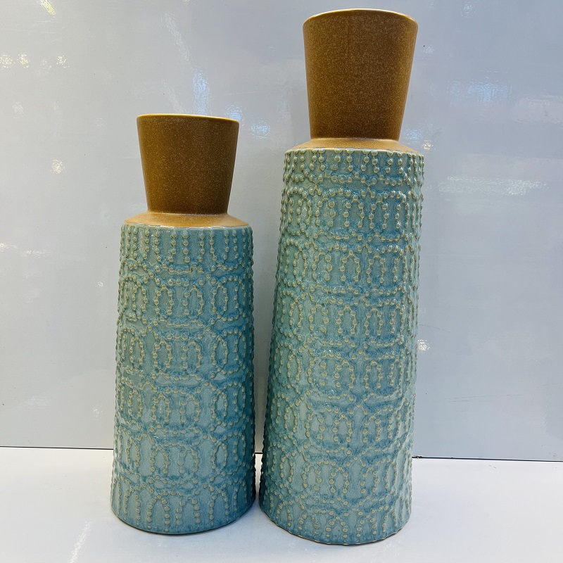 New Chinese-style flower arrangement ceramic vases, Nordic modern American style living room decoration ornaments, flower vases, home ornaments, vase ornaments, ceramic vases, soft decorative items, vase wholesale, vase ornaments, table vases, handicraft ornaments Application Scenario