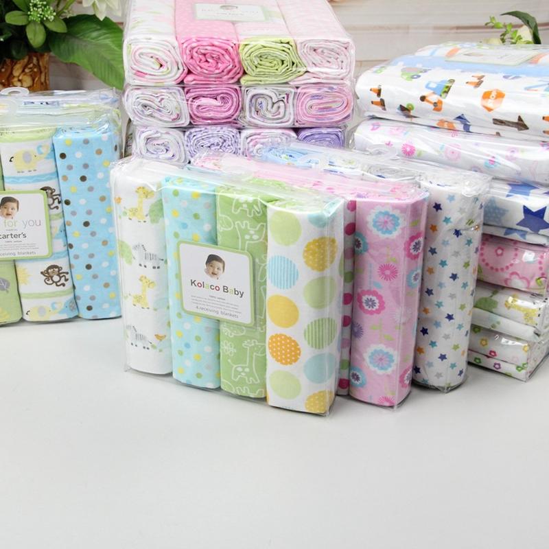 cotton velvet blanket baby cotton blanket newborn standing fleece blanket velvet blanket 76x76cm pvc4 pack
