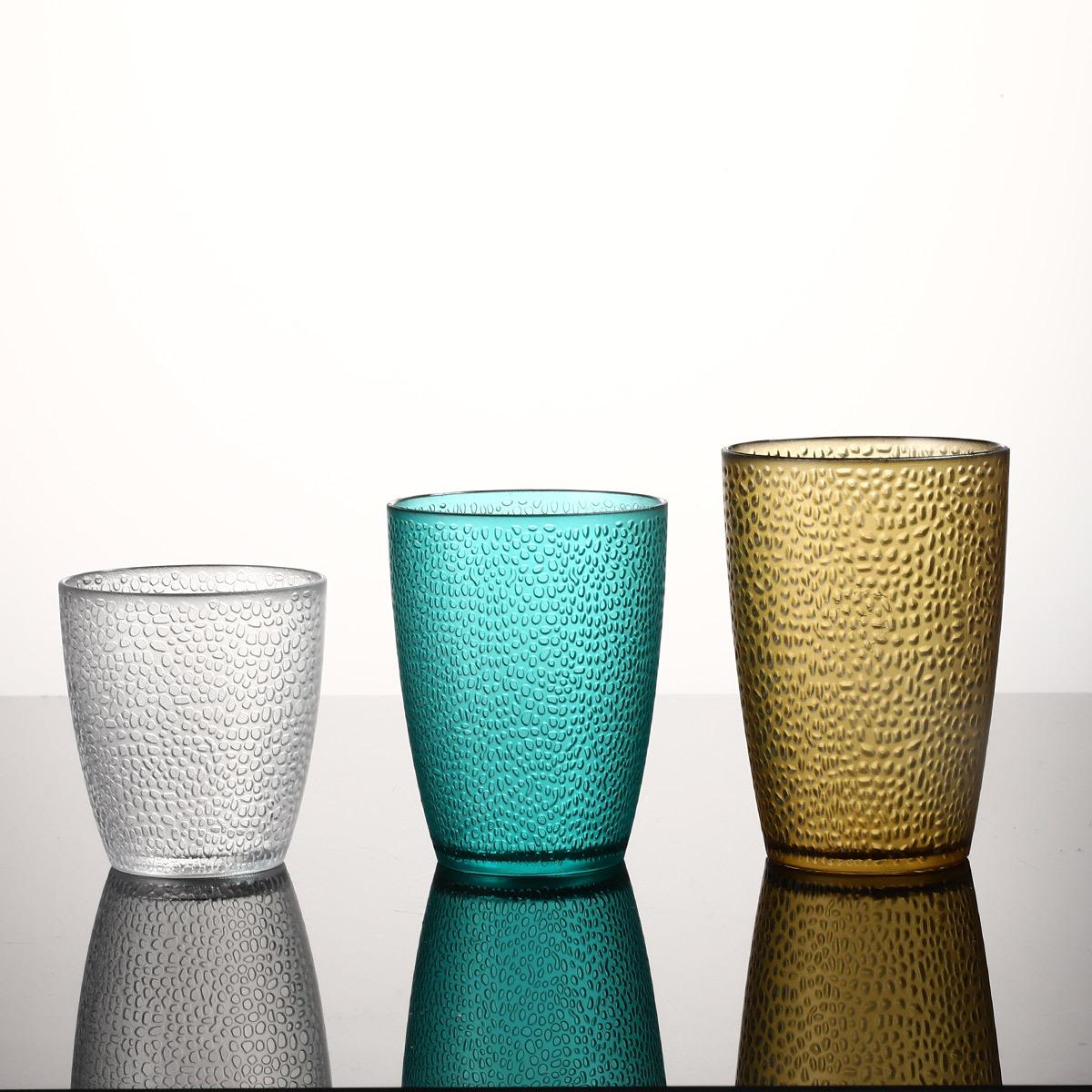 acrylic cup color transparent cup pc acrylic high temperature resistant simple home restaurant juice raindrops plastic